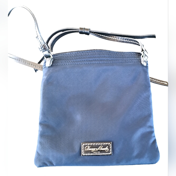 Dooney & Bourke Navy Blue And Pink Interior Crossbody Bag - Picture 2 of 9